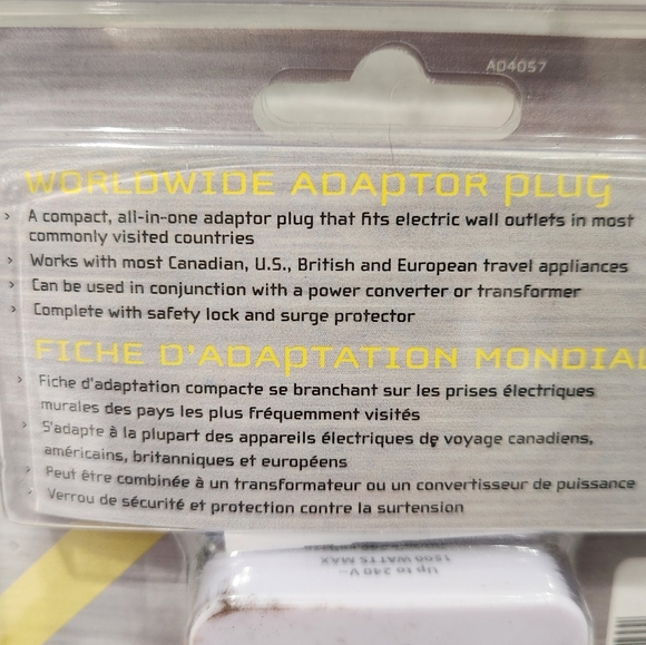 Worldwide Adaptor Plug - Picture 2 of 2